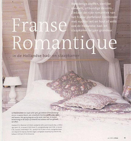 Franse Romantique in de slaapkamer